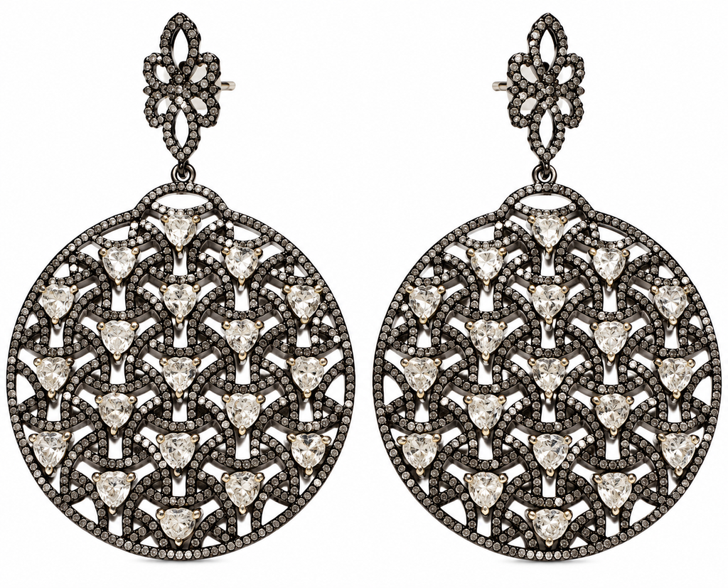 Rose Diamond Earrings