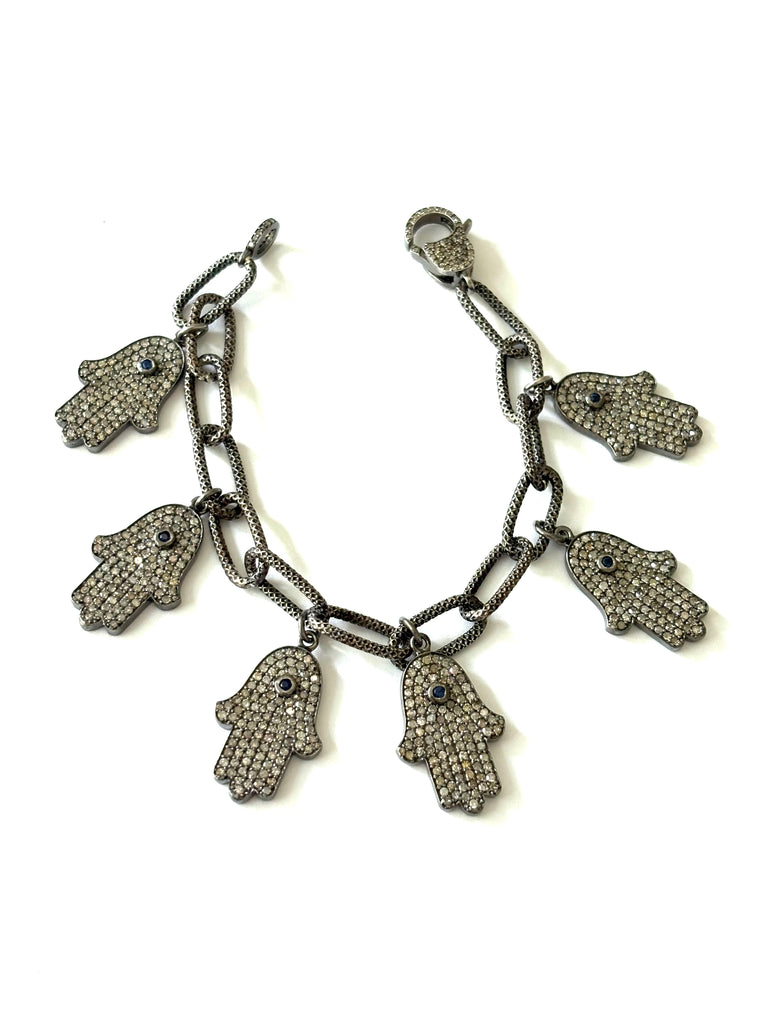 Diamond Hand of God Bracelet