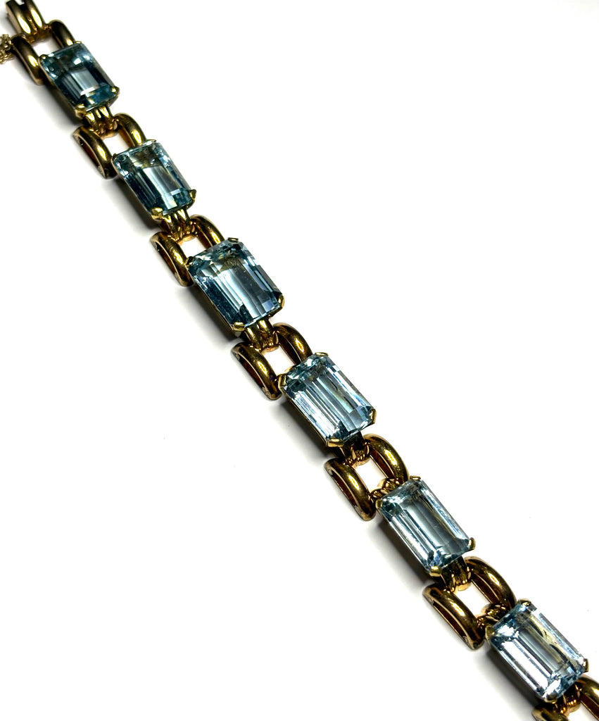 Vintage Aquamarine Bracelet