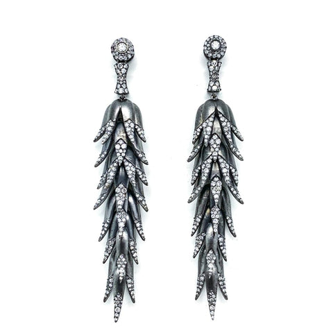 Diamond Fringe Earrings