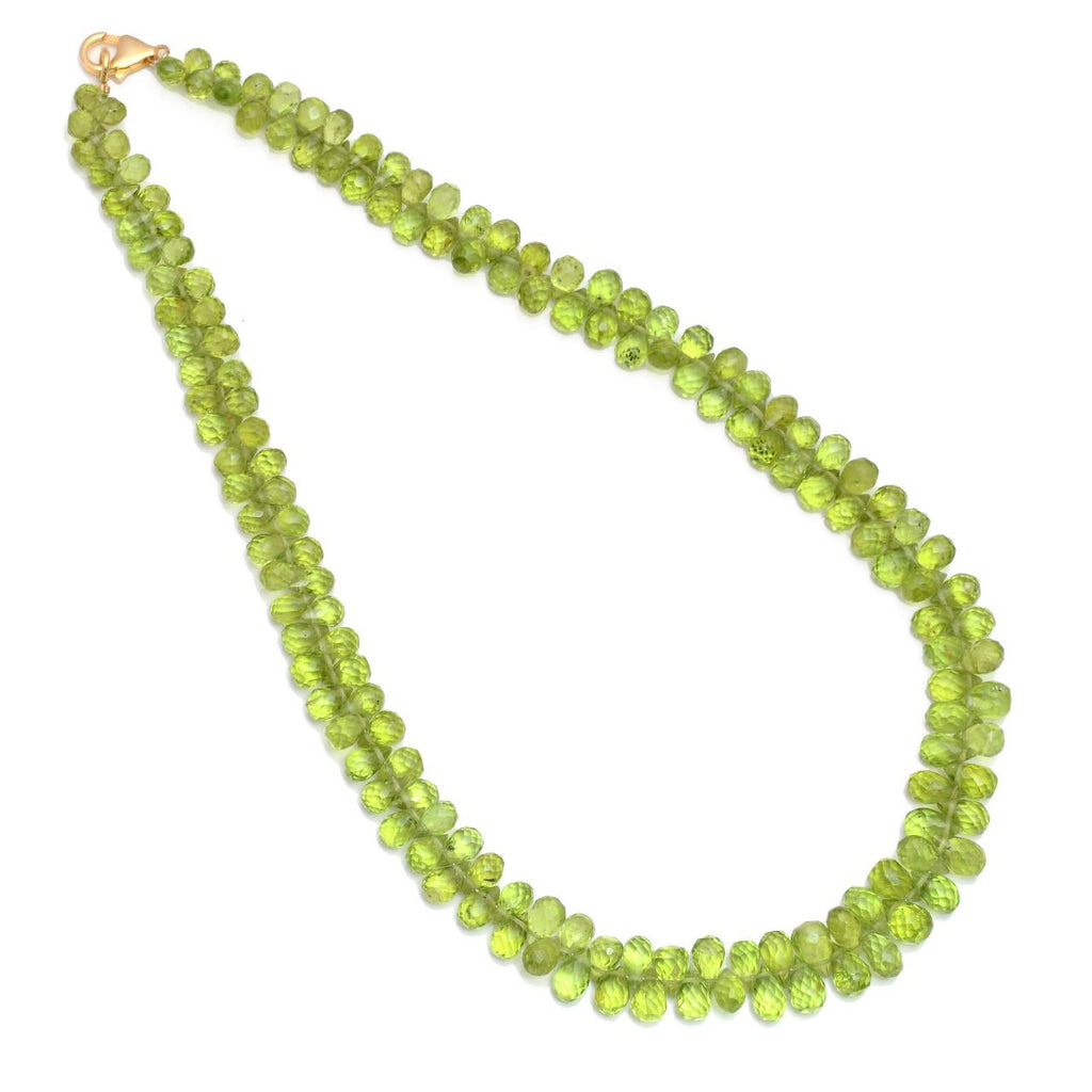Peridot Briolette Necklace