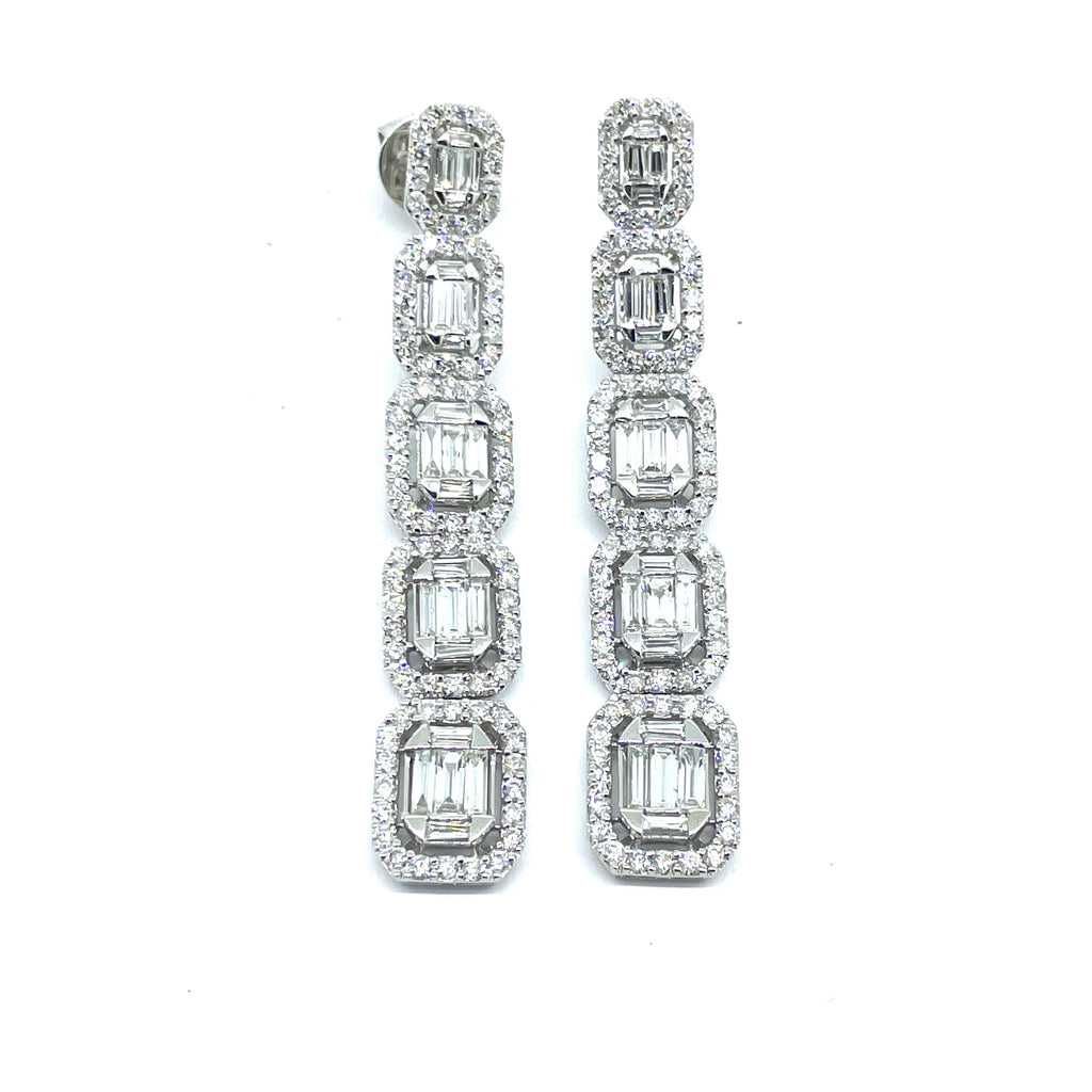 Diamond Drop Earrings