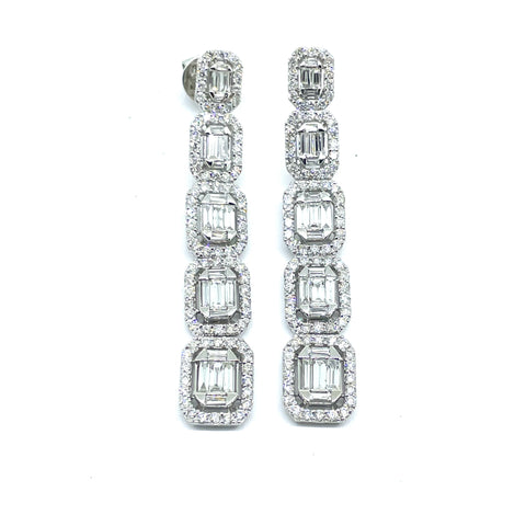 Diamond Drop Earrings