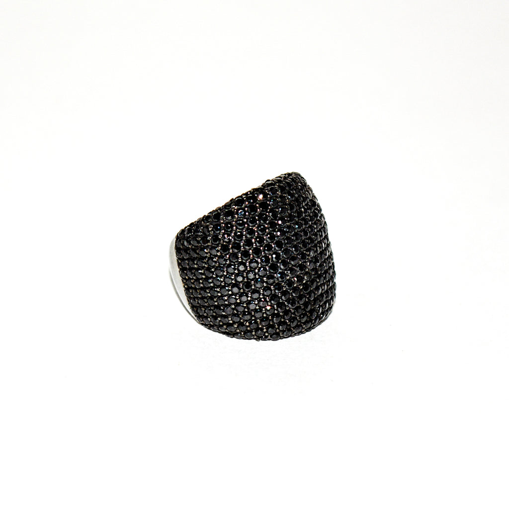 Black Spinel Ring
