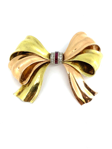 Vintage Bow Pin