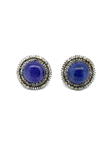 Tanzanite and Diamond Earrings