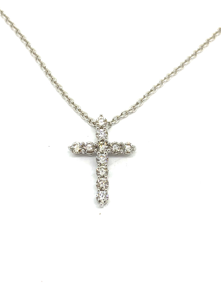 Diamond cross pendant