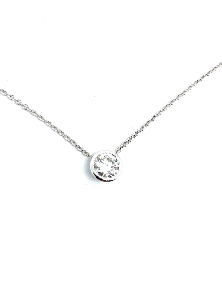 Diamond Solitaire Necklace