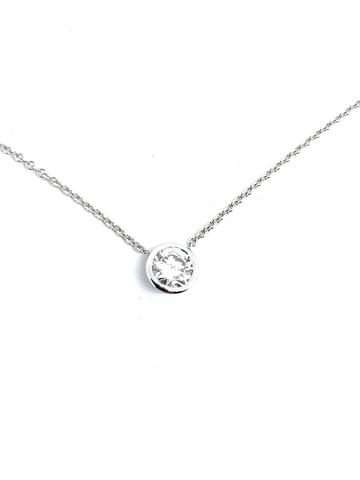 Diamond Solitaire Necklace