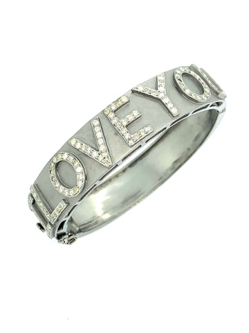 I LOVE YOU Diamond Bracelet