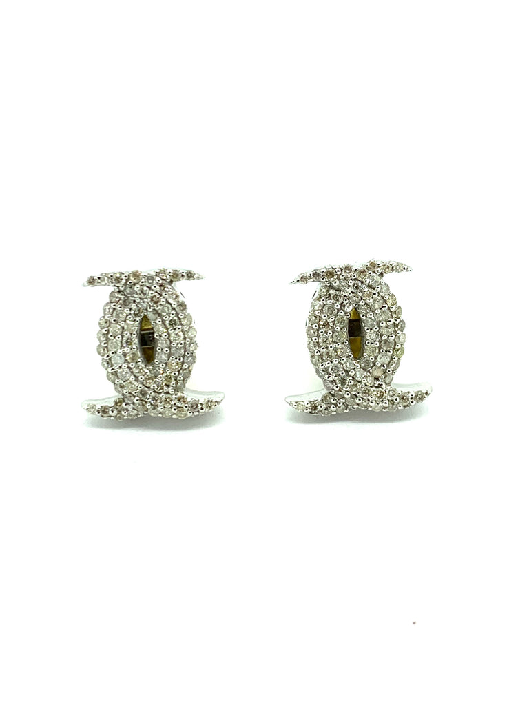 Doubble C Stud Earrings
