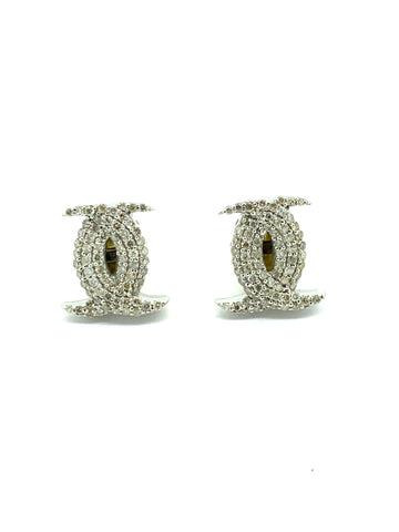 Doubble C Stud Earrings