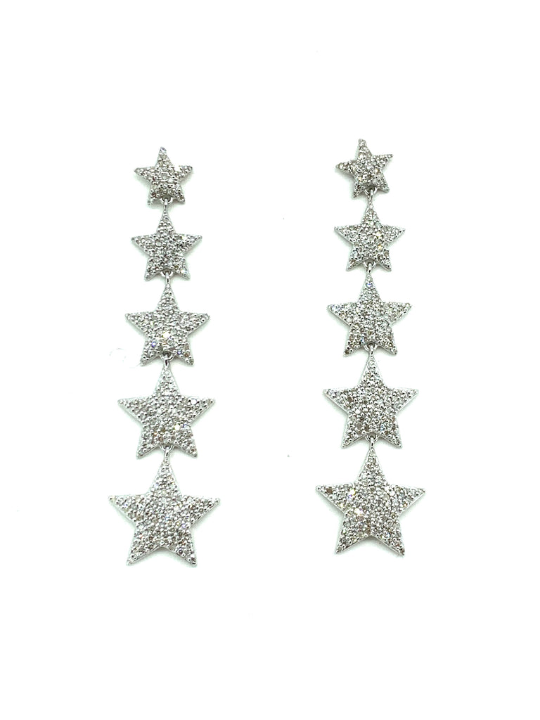 Diamond Star Earrings