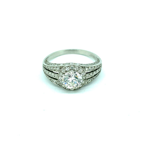 Vintage European Cut Diamond Ring