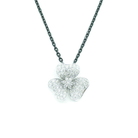 Diamond Clover Pendant