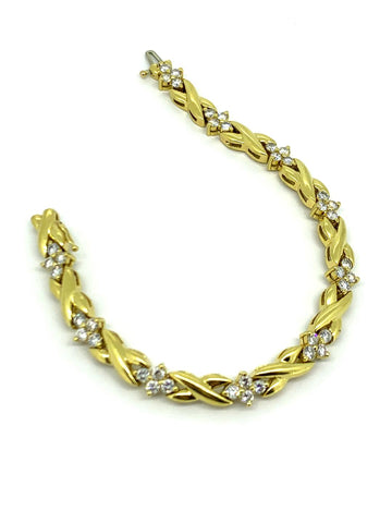 Diamond X Bracelet