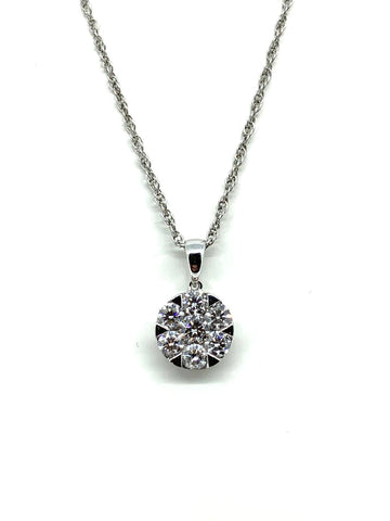 Diamond Cluster Pendant